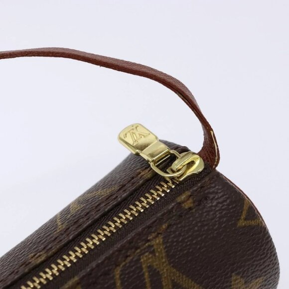 LOUIS VUITTON Monogram Papillon Pouch LV Auth 138438 - Picture 15 of 16